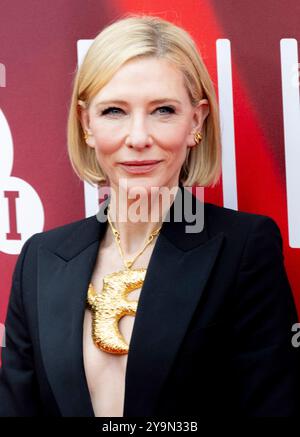 10 octobre 2024, Londres, Angleterre, Royaume-Uni - Cate Blanchett assiste à la première Disclaimer au BFI London film Festival 2024, Royal Festival Hall Banque D'Images