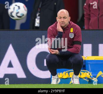 10 oct. 2024 - Angleterre v Grèce - UEFA Nations League - Wembley. Lee Carsley, manager anglais photo : Mark pain / Alamy Live News Banque D'Images