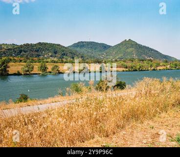 Nouveau Danube, Neue Donau, Vienne, Autriche, Europe. Banque D'Images