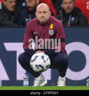 10 oct. 2024 - Angleterre v Grèce - UEFA Nations League - Wembley. Lee Carsley, manager anglais photo : Mark pain / Alamy Live News Banque D'Images