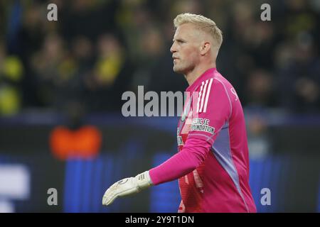 DORTMUND - le gardien du Celtic FC Kasper Schmeichel lors du match de l'UEFA Champions League entre le Borussia Dortmund et le Celtic FC au signal Iduna Park le 01 octobre 2024 à Dortmund, Allemagne. ANP | Hollandse Hoogte | BART STOUTJESDIJK Banque D'Images