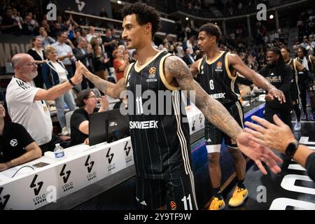 Edwin Jackson de LDLC ASVEL lors du match de basket-ball de Turkish Airlines EuroLeague entre LDLC ASVEL et Virtus Segafredo Bologne le 10 octobre 2024 à Astroballe à Villeurbanne, France Banque D'Images