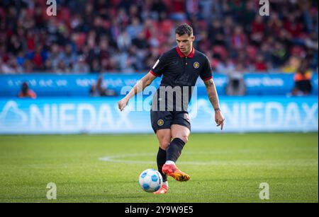 Leverkusen, Allemagne. 05th Oct 2024. Granit Xhaka (LEV) Bayer Leverkusen - Holstein Kiel 05.10.2024 Copyright (nur für journalistische Zwecke) par : Banque D'Images