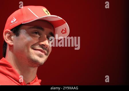 Trente, Trentin, Italie. 11 octobre 2024. Festival sportif Born to Win de trente ; Charles Leclerc, pilote de F1 Ferarri, crédit : action plus Sports/Alamy Live News Banque D'Images