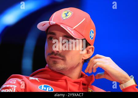 Trente, Trentin, Italie. 11 octobre 2024. Festival sportif Born to Win de trente ; Charles Leclerc, pilote de F1 Ferarri, crédit : action plus Sports/Alamy Live News Banque D'Images