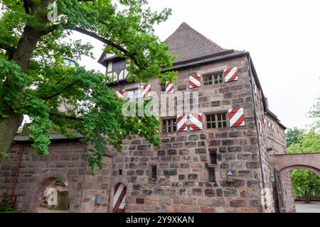 La forteresse de Nuremberg est l'un des monuments culturels et historiques les plus importants de la ville de Nuremberg, en Bavière Banque D'Images