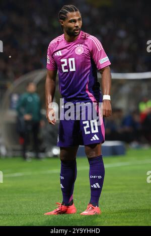 Zenica, Bosnie-Herzégovine. 11 octobre 2024. Football, Ligue des Nations A, Bosnie-Herzégovine - Allemagne, phase de groupes, Groupe 3, journée 3, Stadion Bilino Polje, Allemand Serge Gnabry. Crédit : Christian Charisius/dpa/Alamy Live News Banque D'Images
