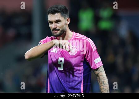 Zenica, Bosnie-Herzégovine. 11 octobre 2024. Football, Ligue des Nations A, Bosnie-Herzégovine - Allemagne, phase de groupes, Groupe 3, journée 3, Stadion Bilino Polje, Tim Kleindienst d'Allemagne. Crédit : Christian Charisius/dpa/Alamy Live News Banque D'Images