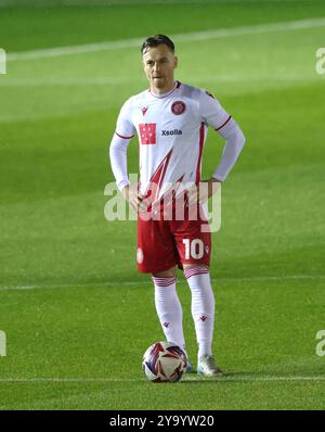 Daniel Kemp (S) au Peterborough United v Stevenage Bristol Street Motors Trophy match, au Weston Homes Stadium, Peterborough, Cambridgeshire, le 8 octobre 2024. Banque D'Images