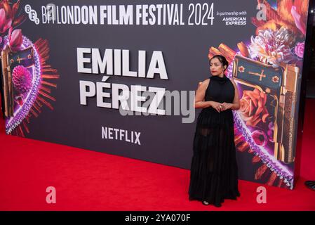 Londres, Royaume-Uni. 11 octobre 2024. Adriana Paz assiste au Gala "Emilia Perez" pendant le 68ème Festival du film de Londres BFI au Royal Festival Hall. (Photo de Loredana Sangiuliano/SOPA images/Sipa USA) crédit : Sipa USA/Alamy Live News Banque D'Images