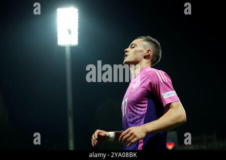 Zenica, Bosnie-Herzégovine. 11 octobre 2024. Football, Ligue des Nations A, Bosnie-Herzégovine - Allemagne, phase de groupes, Groupe 3, journée 3, Stadion Bilino Polje, Allemand Florian Wirtz. Crédit : Christian Charisius/dpa/Alamy Live News Banque D'Images