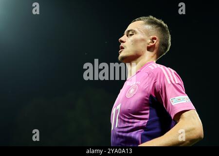 Zenica, Bosnie-Herzégovine. 11 octobre 2024. Football, Ligue des Nations A, Bosnie-Herzégovine - Allemagne, phase de groupes, Groupe 3, journée 3, Stadion Bilino Polje, Allemand Florian Wirtz. Crédit : Christian Charisius/dpa/Alamy Live News Banque D'Images
