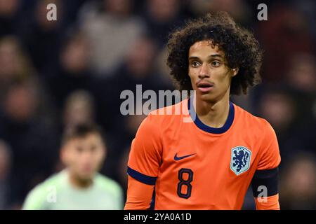 ALMELO - Gjivai Zechiel de Hollande U21 lors du match amical Interland entre les pays-Bas O21 et le Mexique O21 au stade Erve Asito le 10 octobre 2024 à Almelo, pays-Bas. ANP | Hollandse Hoogte | GERRIT VAN KEULEN Banque D'Images
