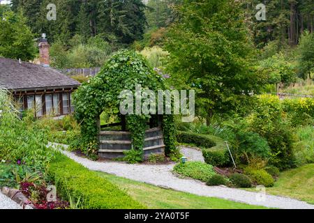 Hastings House sur Salt Spring Island, Colombie-Britannique, Canada Banque D'Images