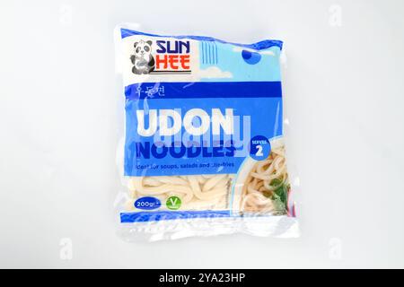 Nouilles Sun Hee Udon – pays de Galles, Royaume-Uni – 09 octobre 2024 Banque D'Images