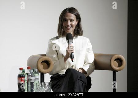 Alicia Vikander au ZFF Masters Talk dans le cadre du 20e Festival du film de Zurich, Zurich, 09.10.2024 Banque D'Images