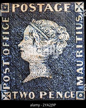 Blue Mauritius, Blue Penny Museum, Caudan Waterfront dans le port de la capitale Port Louis, Maurice Océan Indien Banque D'Images