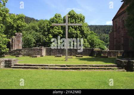 Traversez dans le monastère de hirsau près de calw dans la forêt noire Banque D'Images