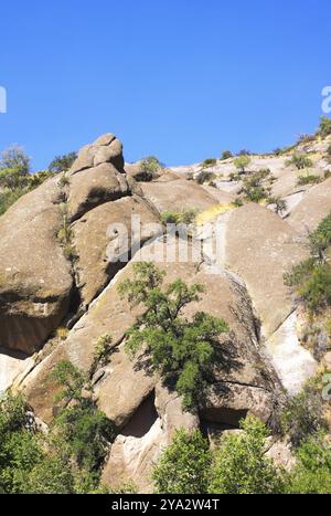 Cajon del Maipo est un canyon situé dans la partie sud-est andine de la région métropolitaine de Santiago, au Chili. Il englobe la haute Riv Maipo Banque D'Images