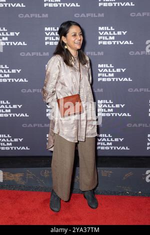 Le réalisateur Payal Kapadia assiste à la projection de « All We Imagine as Light » lors du 47e Festival du film de Mill Valley au Smith Rafael film Center le 11 octobre 2024 à San Rafael, Californie. Photo : Picture Happy/imageSPACE pour MVFF/SIPA USA crédit : SIPA USA/Alamy Live News Banque D'Images