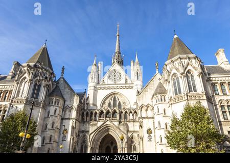 Cours royales de justice à Londres Angleterre. Royaume-Uni Banque D'Images