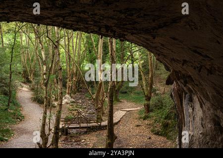 Grottes de Zugarramurdi. Navarre. Espagne Banque D'Images