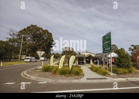 CANN RIVER, AUSTRALIE, MAI 30 2024 : le pittoresque township de Cann River par un après-midi d'automne frais à Victoria, Australie, Océanie Banque D'Images