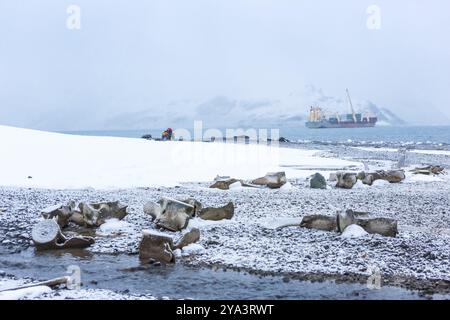 Paysage et paysage magnifiques en Antarctique. Congélation Banque D'Images