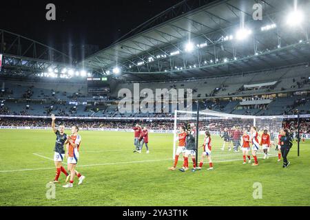 MELBOURNE, AUSTRALIE, 24 MAI : Arsenal Women FC après avoir battu l'équipe A-League All Stars Women lors de la Global Football week au Marvel Stadium on ma Banque D'Images