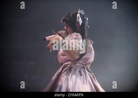 Melanie Martinez se produisant au Palau Sant Jordi, Barcelone 05.10.2024. Photographe : ALE Espaliat Banque D'Images