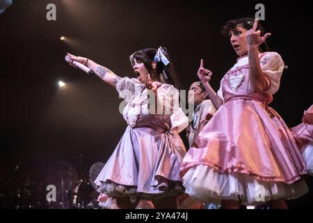 Melanie Martinez se produisant au Palau Sant Jordi, Barcelone 05.10.2024. Photographe : ALE Espaliat Banque D'Images