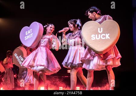 Melanie Martinez se produisant au Palau Sant Jordi, Barcelone 05.10.2024. Photographe : ALE Espaliat Banque D'Images