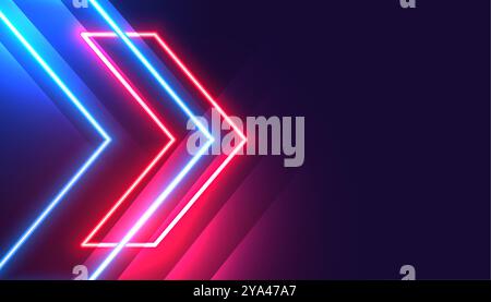 vecteur de conception de papier peint de lignes électriques vibrantes à la mode Illustration de Vecteur