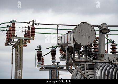 La station de l'électricité Banque D'Images