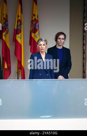 Madrid, Espagne. 12 octobre 2024. Assister à un défilé militaire lors de la Dia de la Hispanidad, fête nationale espagnole, à Madrid, le samedi 12 octobre 2024 crédit : CORDON PRESS/Alamy Live News Banque D'Images