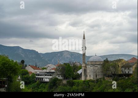 mostar, bosnie-herzégovine vieille ville : 24 avril 2023 Banque D'Images