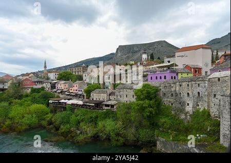 mostar, bosnie-herzégovine vieille ville : 24 avril 2023 Banque D'Images