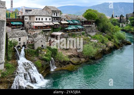 mostar, bosnie-herzégovine vieille ville : 24 avril 2023 Banque D'Images