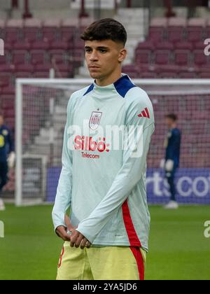 Édimbourg, Écosse, Royaume-Uni. 6 septembre 2024 : Championnat d'Europe des moins de 21 ans entre l'Écosse et l'Espagne au Tynecastle Park, Édimbourg. Banque D'Images