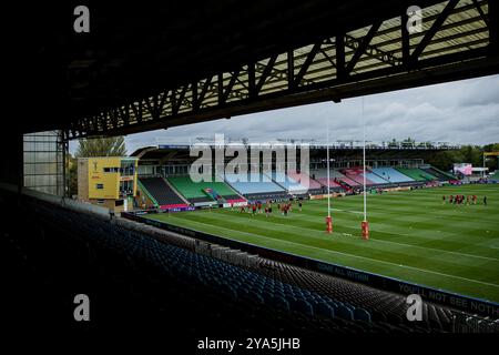 Londres, Royaume-Uni. 12 octobre 2024. Londres, Angleterre, 12 octobre 2024 : stade avant le match de rugby féminin entre Harlequins et Gloucester-Hartpury au Twickenham Stoop à Londres, en Angleterre. (Pedro Porru/SPP) crédit : SPP Sport Press photo. /Alamy Live News Banque D'Images