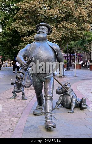 Autour du Royaume-Uni - Desperate Dan Statue, Dundee Banque D'Images