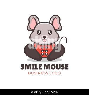Souris logo Modern Vector Design Template Illustration de Vecteur