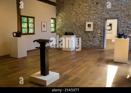 Musée Chillida Leku à Hernani, Gipuzkoa, Espagne Banque D'Images