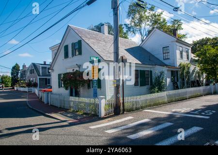 Provincetown est une petite ville de Cape Cod dans le Massachusetts qui rend hommage aux pèlerins. Banque D'Images