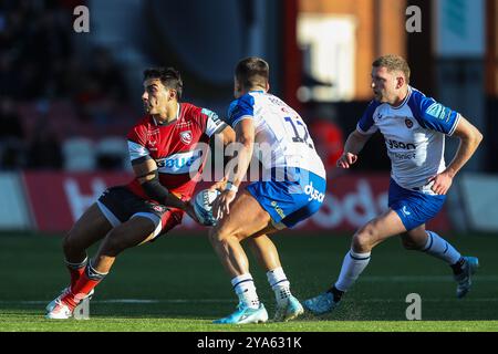 Gloucester, Royaume-Uni. 12 octobre 2024. Santi Carreras de Gloucester en action lors du match Gallagher Premiership Gloucester Rugby vs Bath Rugby au Kingsholm Stadium, Gloucester, Royaume-Uni, 12 octobre 2024 (photo par Gareth Evans/News images) à Gloucester, Royaume-Uni le 10/12/2024. (Photo de Gareth Evans/News images/SIPA USA) crédit : SIPA USA/Alamy Live News Banque D'Images