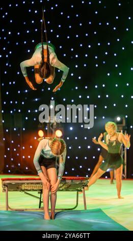 Brentwood Essex 12 octobre 2024 Festival de gymnastique de Londres 2024 crédit : Ian Davidson/Alamy Live News Banque D'Images