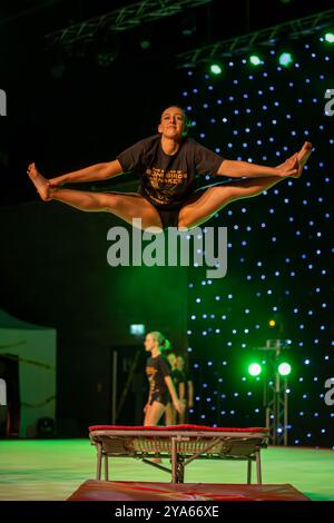 Brentwood Essex 12 octobre 2024 Festival de gymnastique de Londres 2024 crédit : Ian Davidson/Alamy Live News Banque D'Images