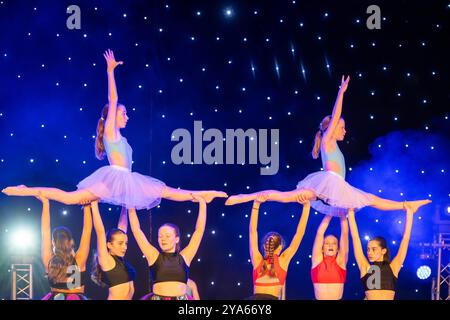 Brentwood Essex 12 octobre 2024 Festival de gymnastique de Londres 2024 crédit : Ian Davidson/Alamy Live News Banque D'Images