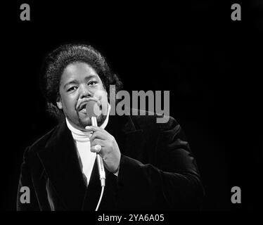 Barry White. Portrait de l'auteur-compositeur-interprète américain, Barry Eugene White (1944-2003) en 1974 Banque D'Images