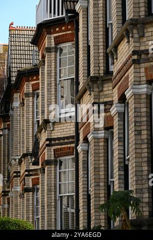 Brunswick Villas, Brighton et Hove, East Sussex Royaume-Uni Banque D'Images